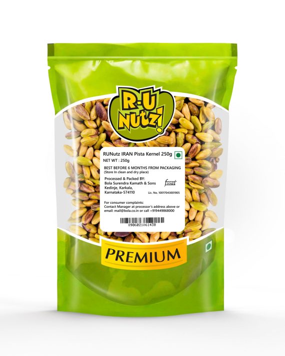 R U Nutz Pista Iran 250g-dryfruits