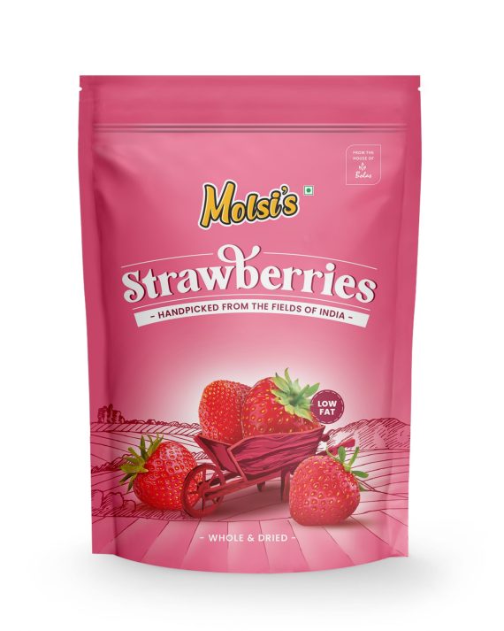 Molsi's Strawberries Dried 200g-dryfruits