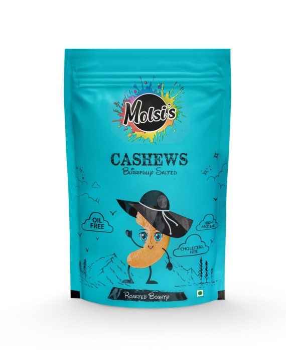 Molsi's Salted Cashews 200g-Kaju-Dryfruits