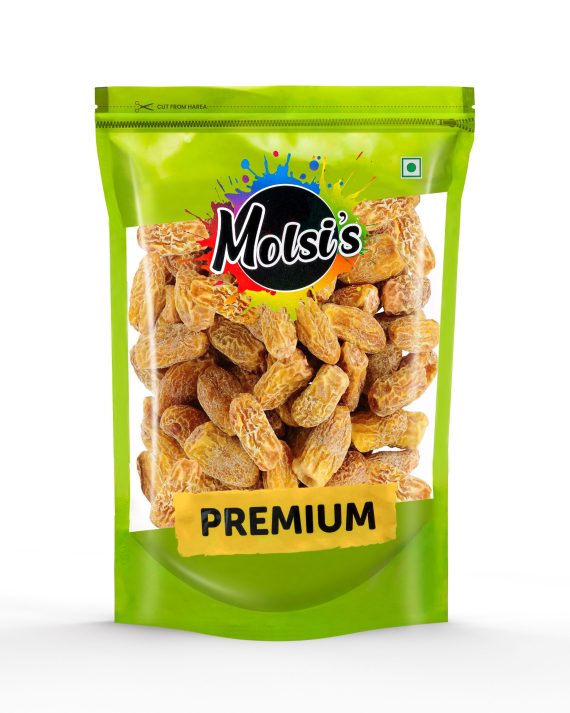 Molsi's Yellow Dry Dates 500g -khajur-drufruits