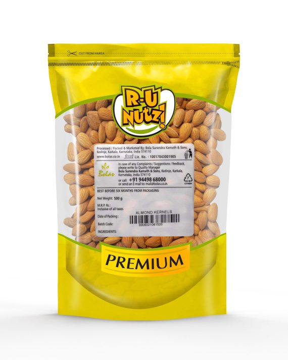 Ru-NUtz-almond-kernel-500g-Badam-dryfruits