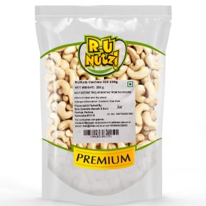 R U Nutz Cashew 320 250g-Kaju-Dryfruits