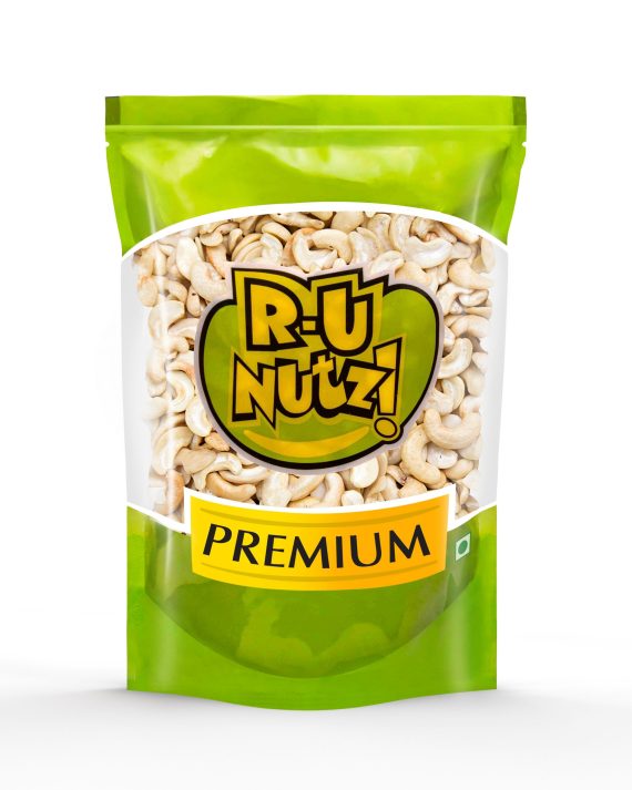 R U Nutz Cashew 2 Piece 250g-Kaju-Dryfruits