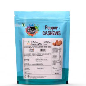 Molsi's Pepper Cashews 200g-kaju-Dryfruits