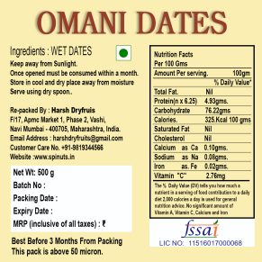 omani dates-Khajur-khajoor-dry fruits-vegan