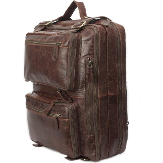 brown-leather-travel-briefcase-backpack