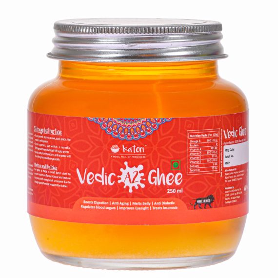 vedic-ghee-250ml-clarified-butter-a2 cow milk ghee-curd based ghee