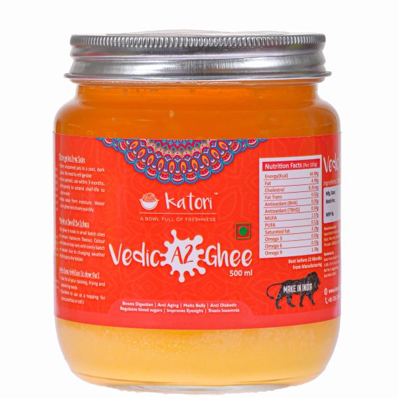 vedic-ghee-500ml-clarified-butter-a2 cow milk ghee-curd based ghee