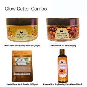 Glow-getter-combo-face wash-face Gel-Face-Mask-Face Scrub