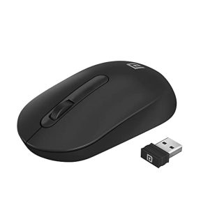 Portronics Toad 13 2.4 GHz Wireless Optical Mouse with USB Nano Receiver, Optical Sensor(Black)